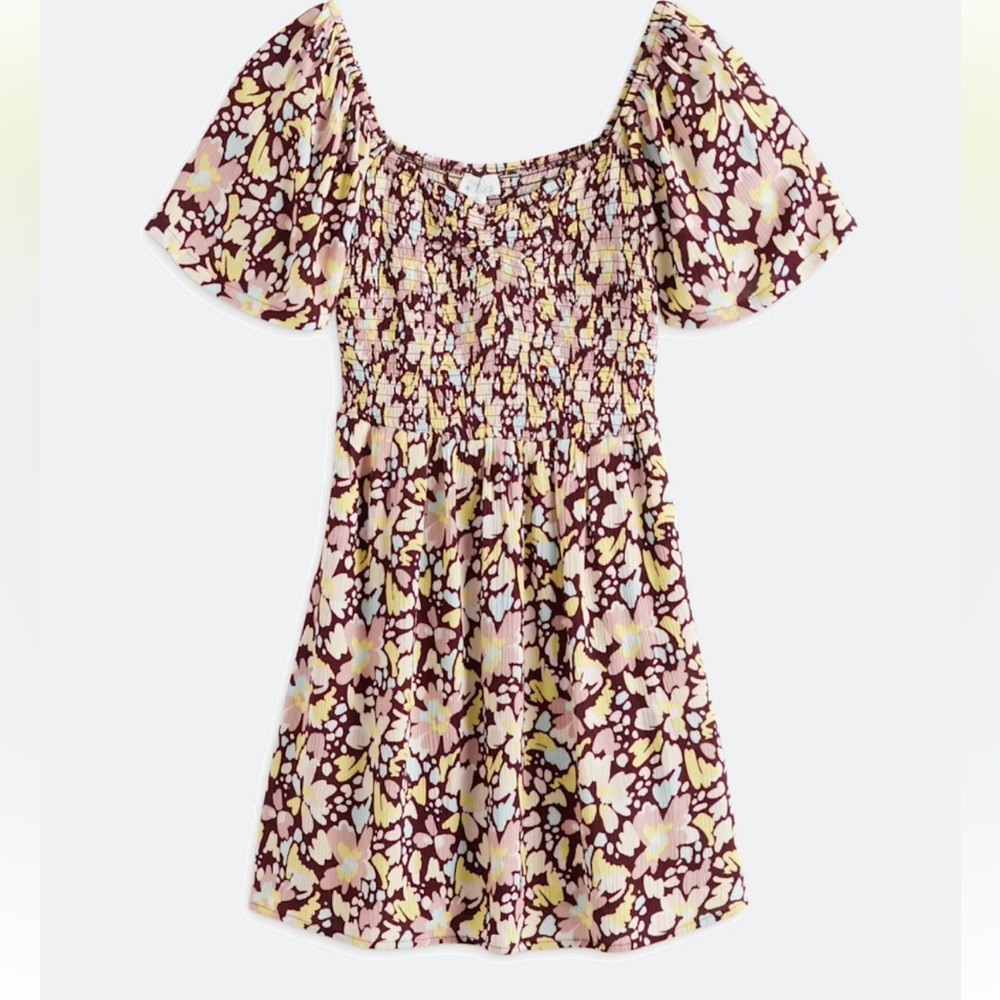 MARKET & SPRUCE CORA SMOCKED DRESS